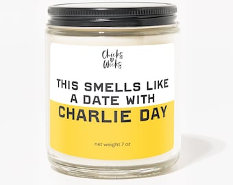 This Smells Like Charlie Day Candle︱Celebrity candle | Whiskey Candle︱Soy Candles︱Brown Sugar Candle︱Masculine Candle︱Chicks Love Wicks