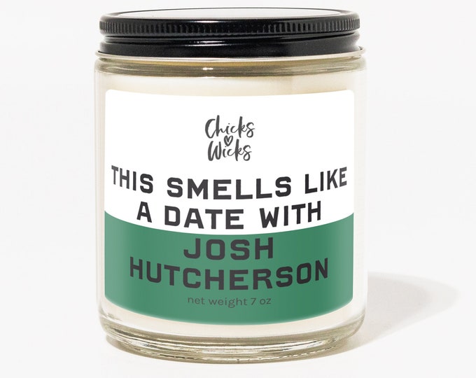 Ça sent la bougie Josh Hutcherson︱Bougie célébrité | Bougie inspirée des célébrités, bougie de soja, cire fondue, bougie parfumée, mèches d'amour pour poussins