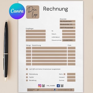 Modello di fattura Word PDF, modello di fattura per piccole imprese, modello di fattura, download del modello di fattura Word, documento di fattura