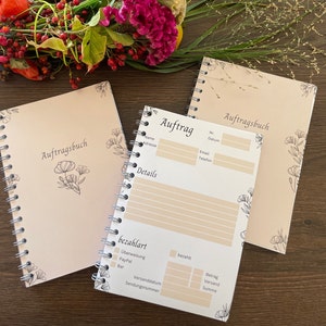 Order book, order pad A5, order pad, small business, order and shipping