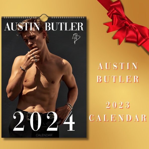 2024 Austin Butler Calendar Etsy