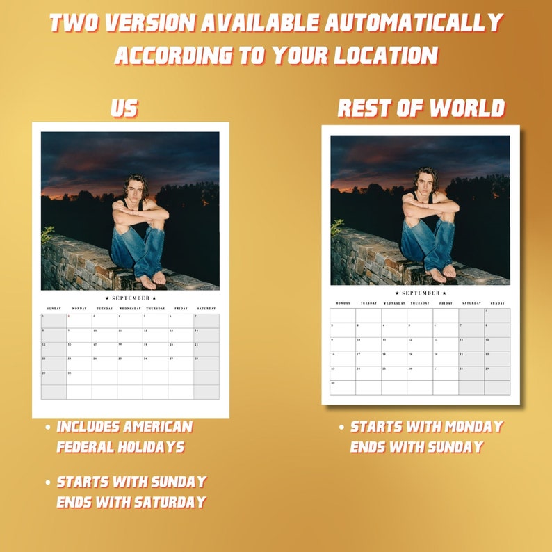 Timothee Chalamet 2025 Calendar / Dune Little Woman Wall Etsy Australia