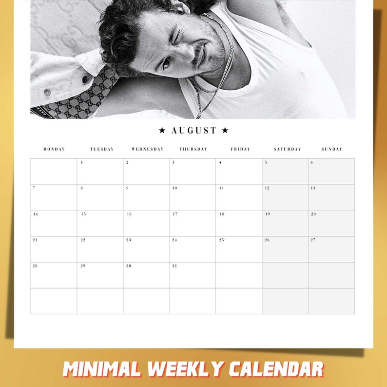 Joseph Quinn Calendar 2023 Joseph Quinn Merch Joseph Quinn Strange