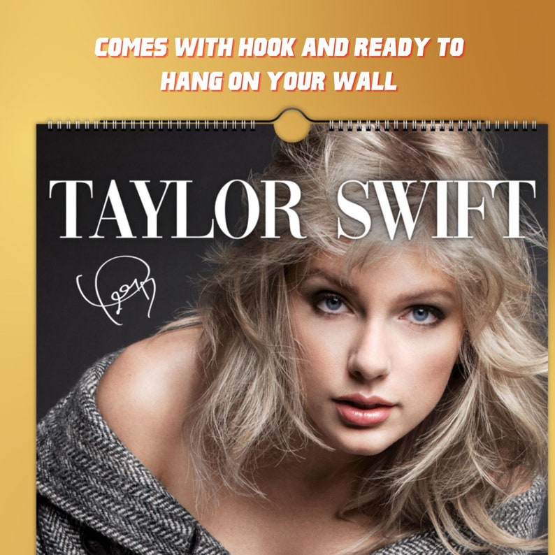 2024 Swiftie Calendar / Taylor Wall Calendar / Celebrity Calendar / Fan
