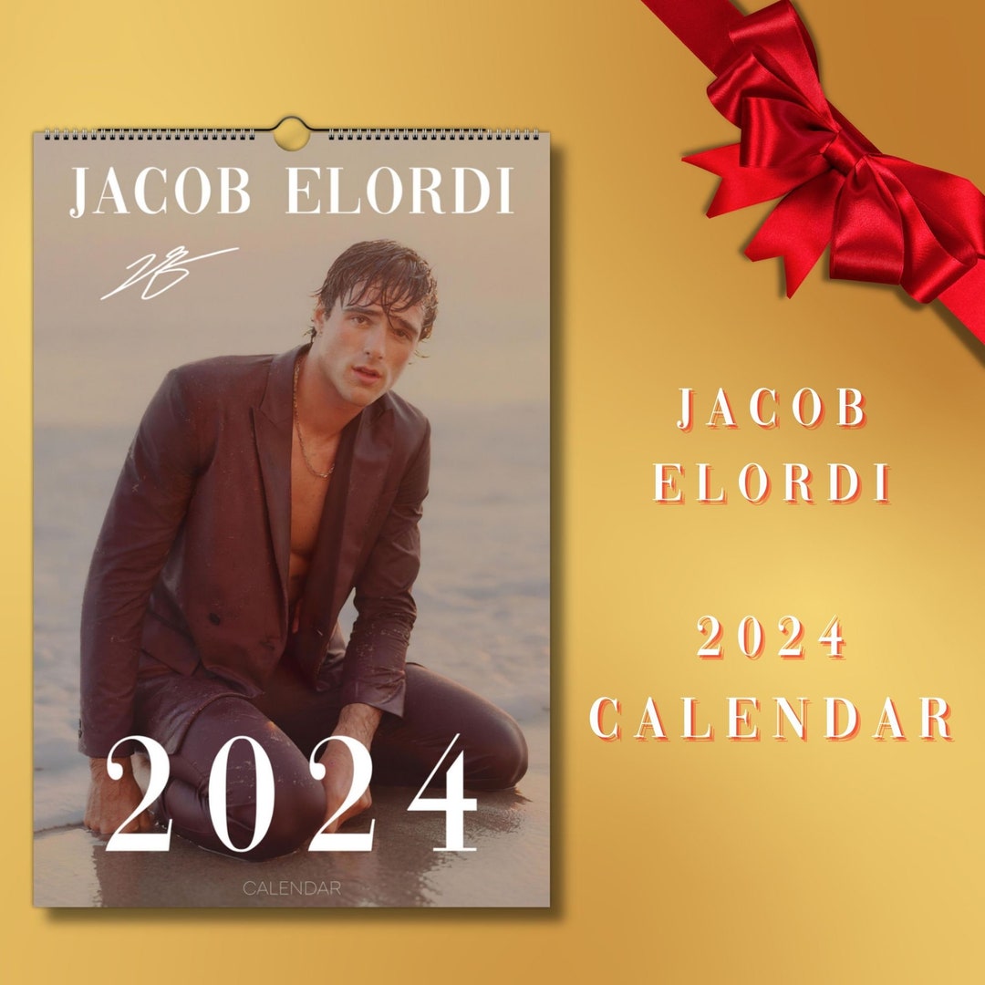 Jacob Elordi 2024 Calendar / Big Size Celebrity Calendar With Etsy