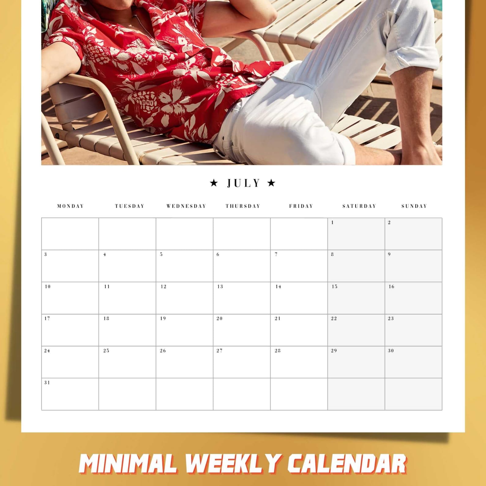 Tom Holland Calendar 2023 Celebrity Calendar Tom Holland Etsy