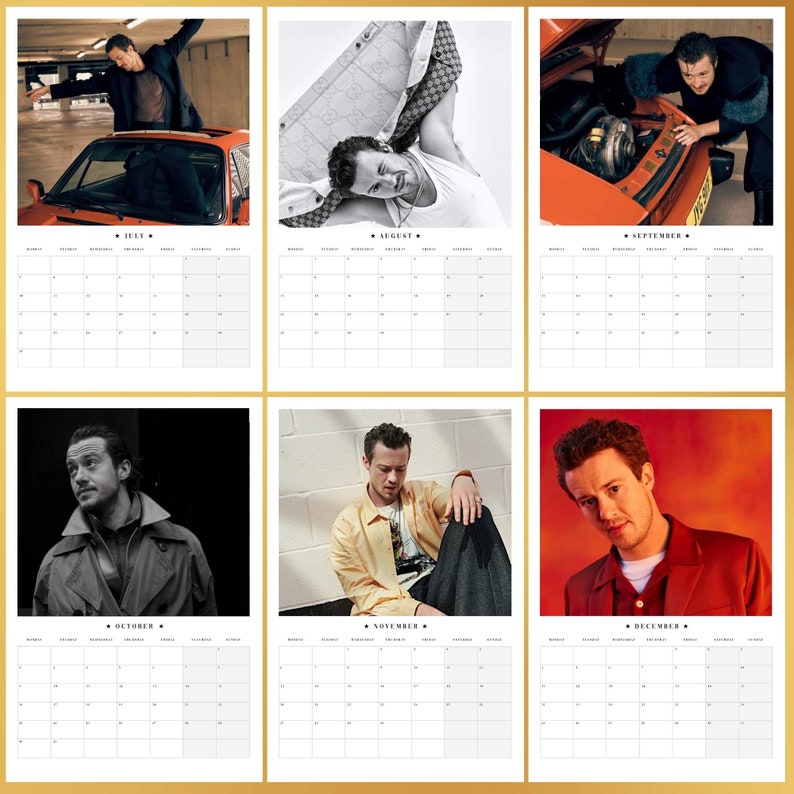 Joseph Quinn Calendar 2023 Joseph Quinn Merch Joseph Quinn Strange