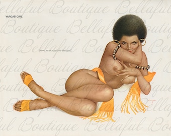 Alberto Vargas Pinup Girl Art | 1970s Playboy Retro Print (Digital Download)