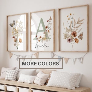 Floral theme nursery outlet