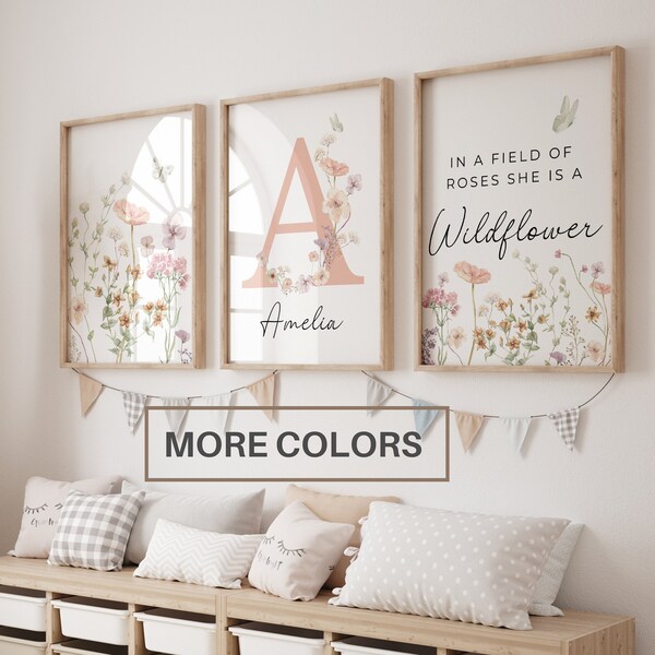 Floral Nursery Decor - Etsy