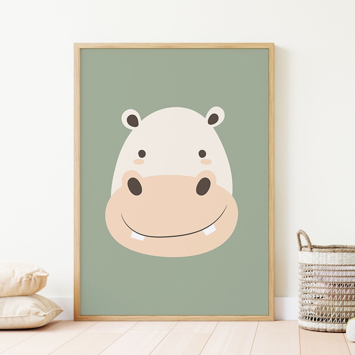 Set of 6 Jungle Animals Wall Art Print Born to Be Wild Boho Etsy