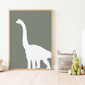 Set of 3 Dinosaur Nursery Wall Art Print| Dinosaur Decor| T-rex Print ...