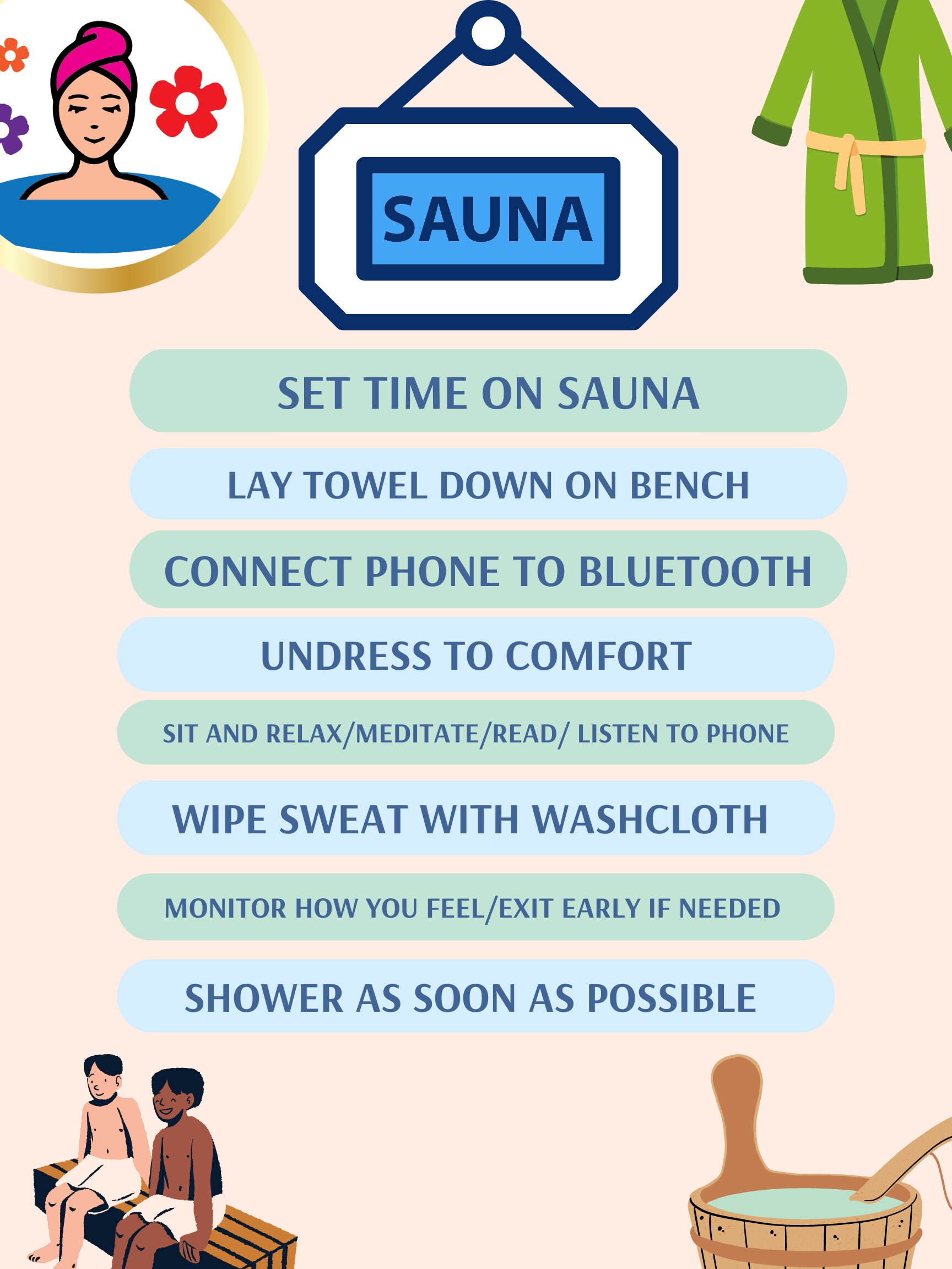 Steps for Using Infrared Sauna Etsy