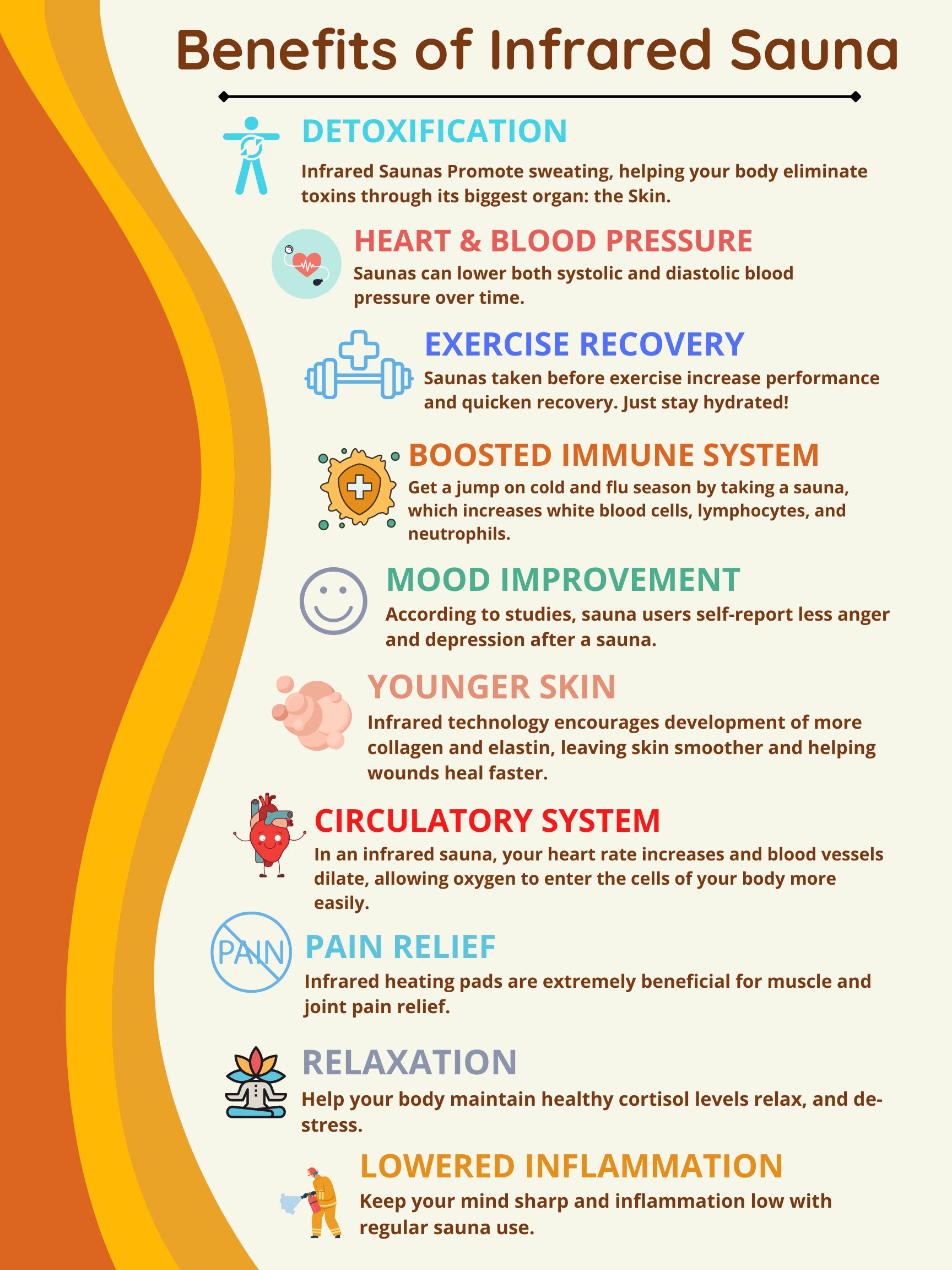 Sauna Benefits LED Skin Care Spa