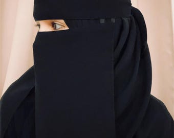 Classic Niqab - Double Elastics
