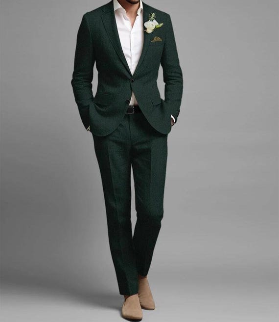 dark green slim fit dress shirt goTIELESS Ultimate Dress Shirt (Army Green) Standard / XS
