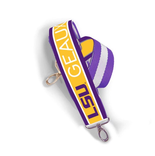 LSU Tigers Adjustable Purse Strap Officially Licensed Gear Etsy