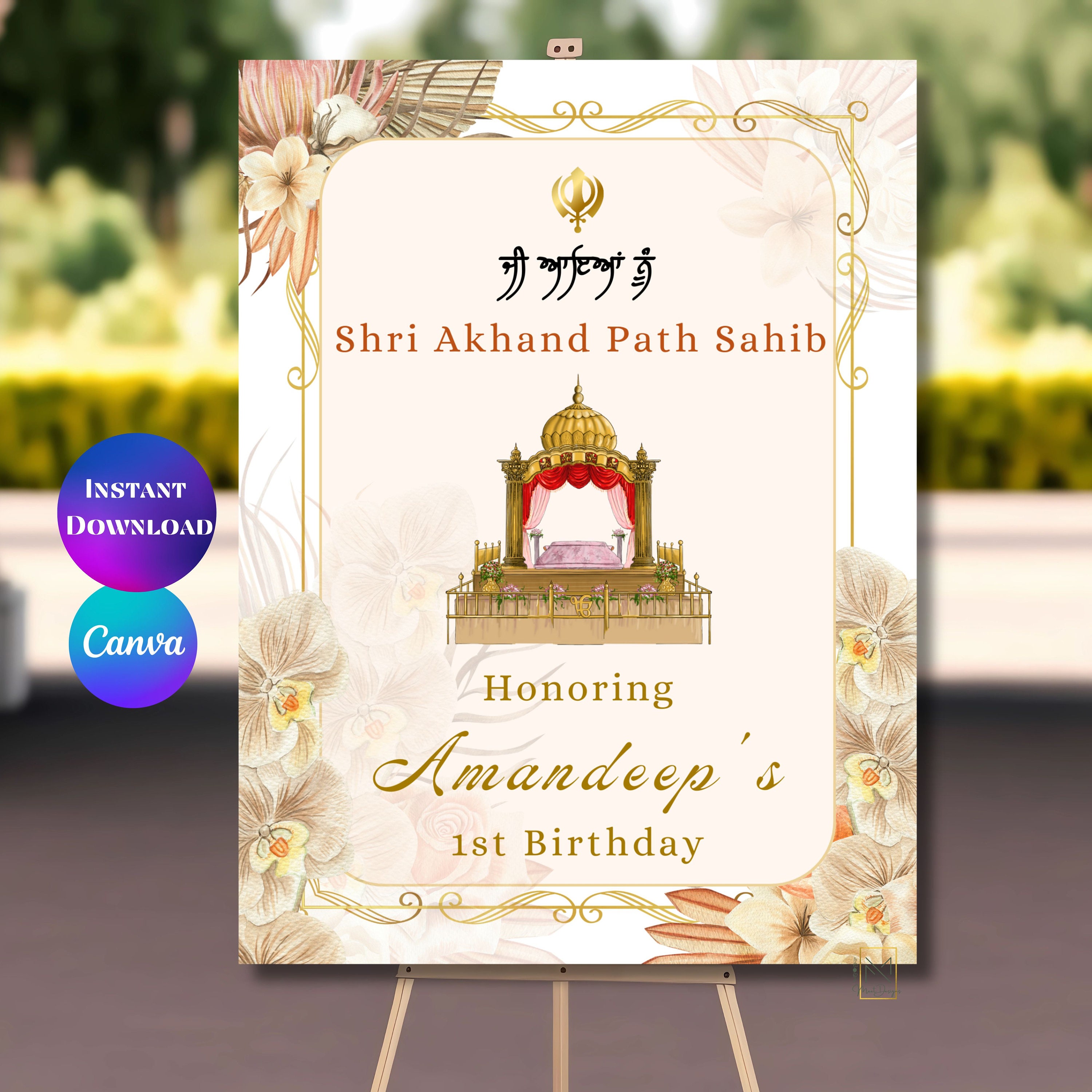 Jee Aayan Nu Welcome Sign Sukhmani Sahib Welcome Sign Akhand Path ...