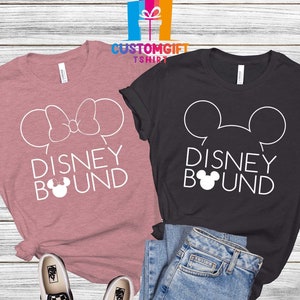 Disney Bound Shirts, Disney Couple Shirt, Honeymoon Shirt, Mickey Mouse Shirt, Family Shirts, Minnie Mouse Shirt, Holiday Shirt, Gift Shirt