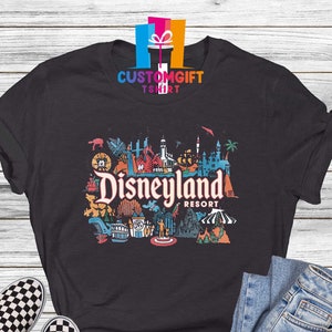 Disneyland Resort Shirt, Retro Shirt, Disney Shirt, Vintage Shirts, Disney Trip Shirt, Unisex Shirt, Magical Kingdom Shirt, Retro Vibes Tee