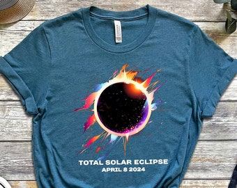 Solar Eclipse T-shirt, Astronomy Shirt, Total Solar Eclipse Shirt, Astronomy Lover Gift, Space T-shirt, Astronomy Lover Gift, Celestial Tee