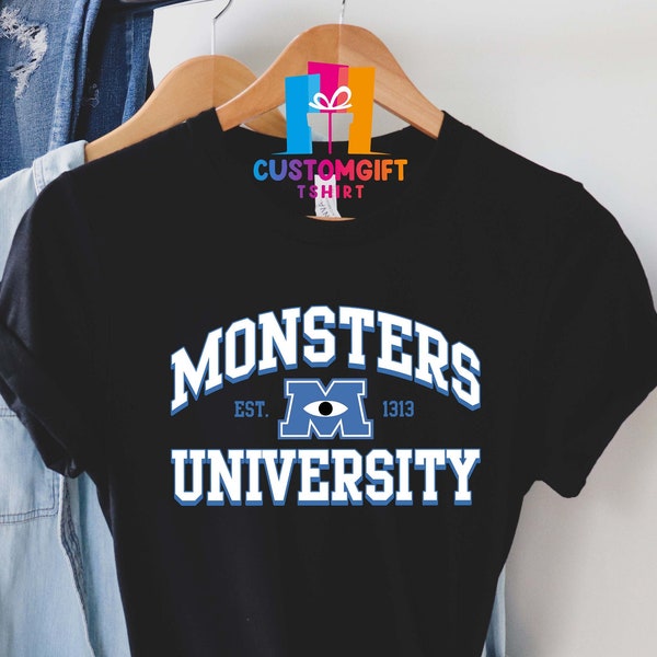 Monsters University Shirt, Disney Shirt, Funny Shirt, School Shirt, Teacher Shirt, Disney Trip Tee, Unisex Graphic Shirt, Movie Shirts