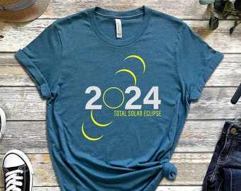 2024 Total Solar Eclipse T-shirt, Astronomy Shirt, Stargazer Shirt, Astronomy Lover Gift, Eclipse 2024, Astronomy Lover Gift, Celestial Tee