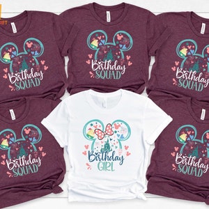 Birthday Squad T-shirt, Disney Birthday Shirt, Birthday Boy, Birthday Family Shirt, Disney Shirt, Birthday Girl, Mickey And Minnie Shirt
