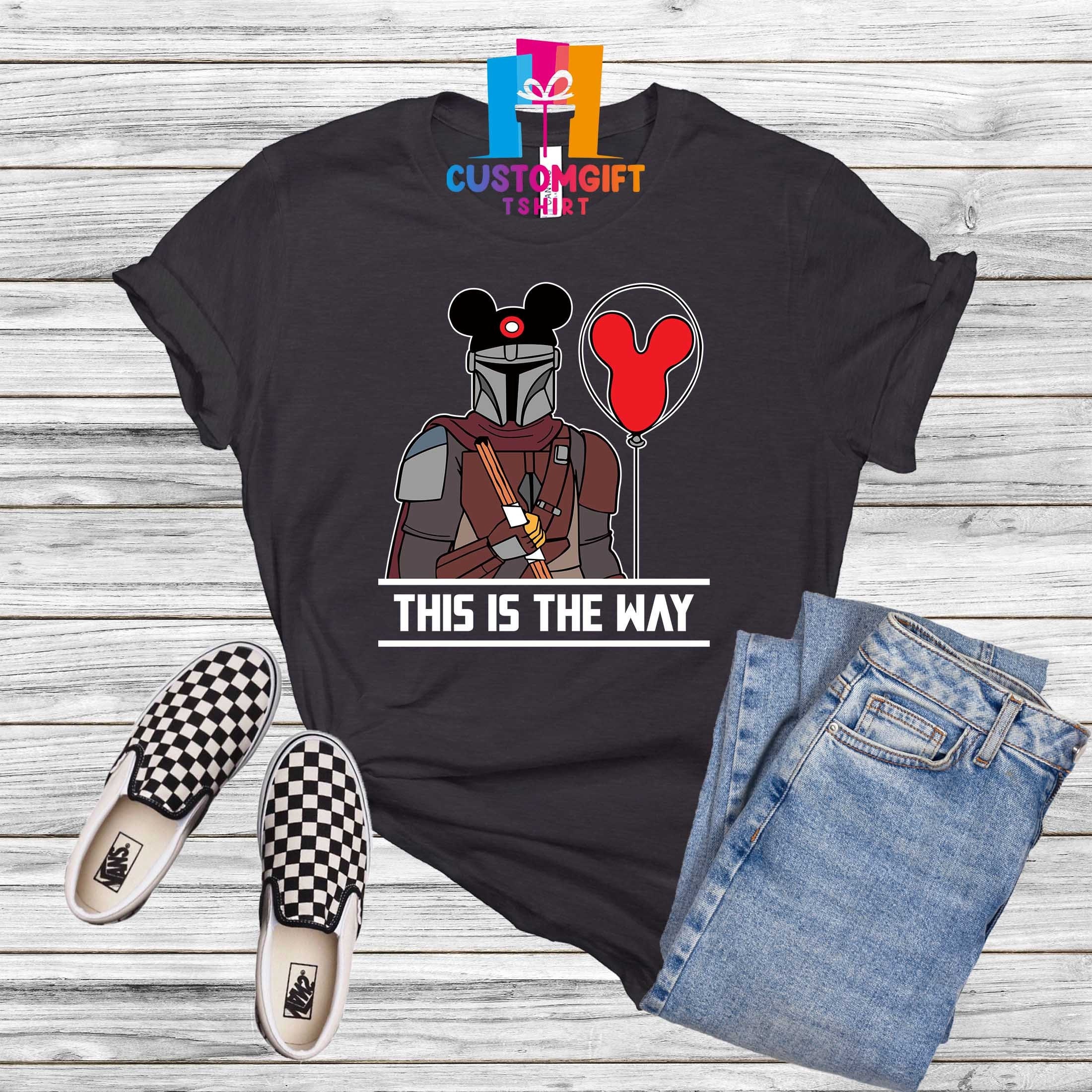 Discover This Is The Way Shirt, Disney Shirt, Star Wars Shirt, Mandalorian T-Shirt