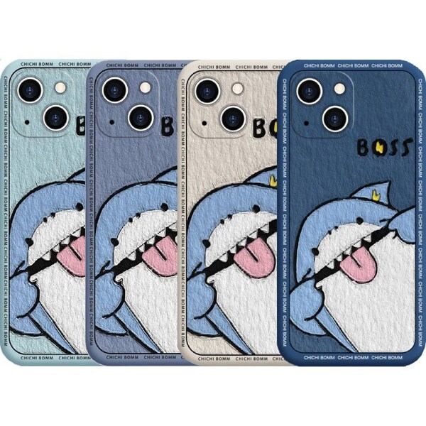 Cute Retro Shark phone case for iPhone