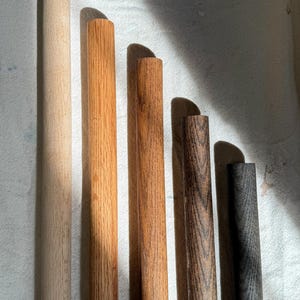 Wood Rod, Wooden Dowels, Unfinished Wood Stick Wooden Round Dowels Custom Size Oak Dowels for DIY Projects