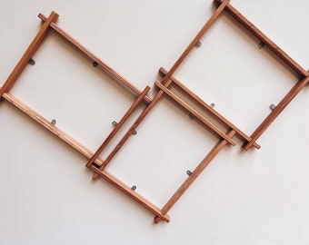 Hardwood Oak Floating Canvas Frame - Japandi Wabi Sabi Style