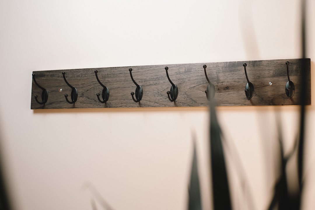 Wooden Coat Rackgrey Wood Towel Rackrack Mountwall Coat Rackwall