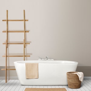 Wood Clothing Ladder Blanket Solid Hardwood Ladder Towel Walnut Ladder Clothing hanger Storage Modern Blanket Ladder Custom Gift