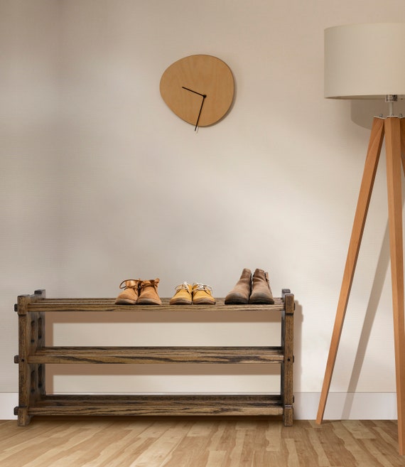 3 Tiers Shoe Rack Shoe Shelf Shoe Storage Solution Rustic Shoe Organizer Shoe Organizer Shelf Wooden Shoe Stand Storage Shoe Rack Etsy