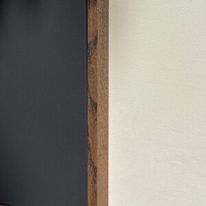 Marco flotante de madera maciza, totalmente ensamblado, madera de roble, marco minimalista para lienzo, marco para lienzo, para obras de arte, marco de madera de roble, marco para fotos, personalizado imagen 7