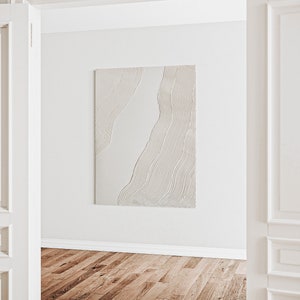 Textured wall art | canvas plaster art |Mother&#39;s Day| canvas art | home decor | Minimalist home|Textured minimalist canvas art| Gift For Her