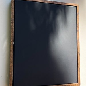 Marco flotante de madera maciza, totalmente ensamblado, madera de roble, marco minimalista para lienzo, marco para lienzo, para obras de arte, marco de madera de roble, marco para fotos, personalizado imagen 6