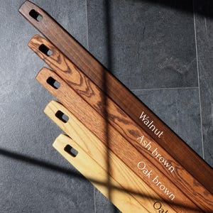 Perchero de madera, percha, perchero de madera maciza, perchero con marco, perchero colgante, perchero de exhibición, soporte para ropa, armario, regalo personalizado imagen 10