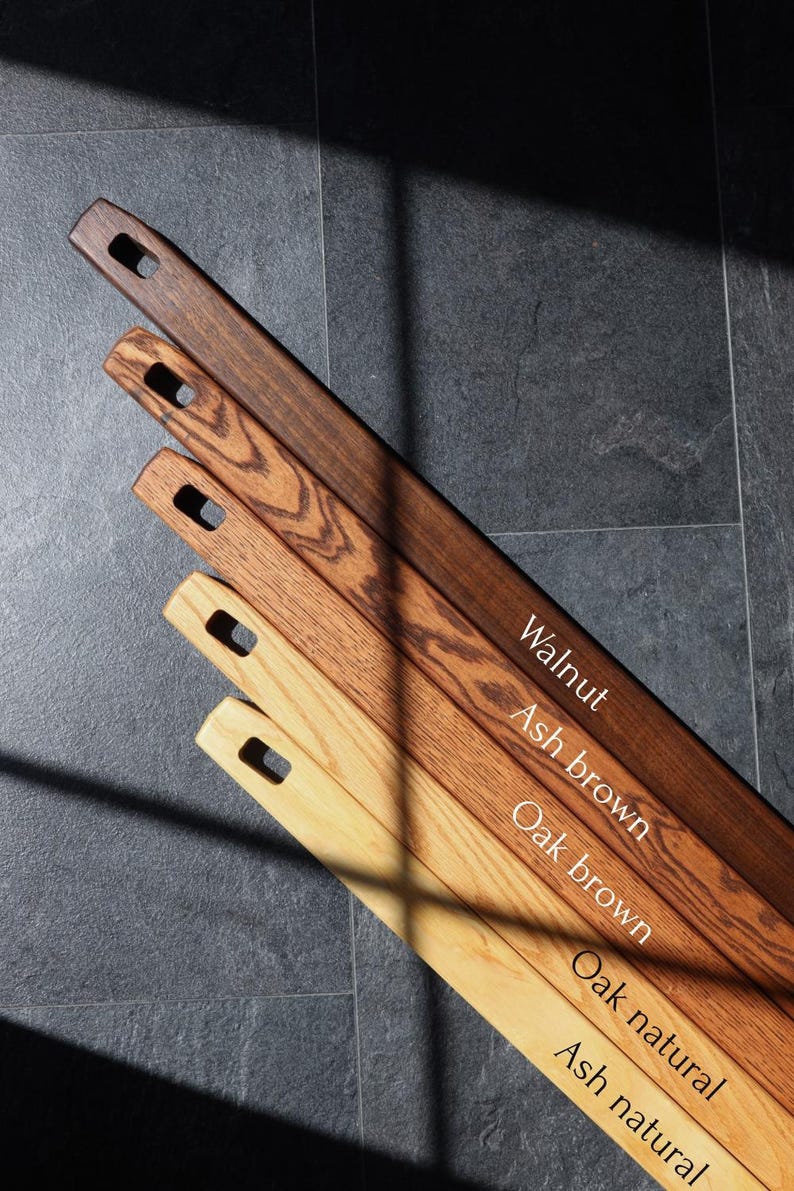 Perchero de madera, percha, perchero de madera maciza, perchero con marco, perchero colgante, perchero de exhibición, soporte para ropa, armario, regalo personalizado imagen 10