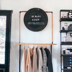 Floating clothes rail hotsell