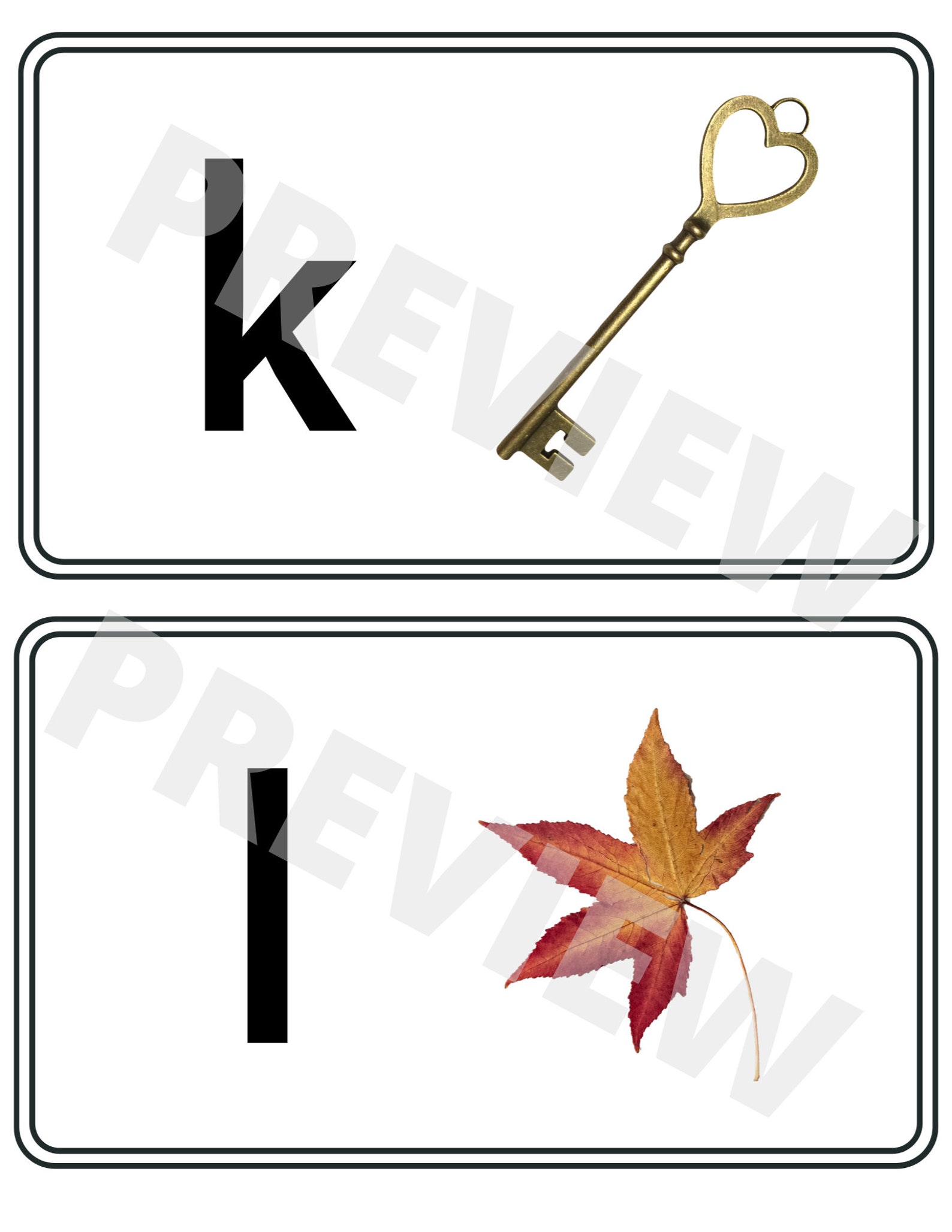 Digital Alphabet/phonics Cards printable, Alphabet Cards, Phonics Cards, Sound Cards, Letter