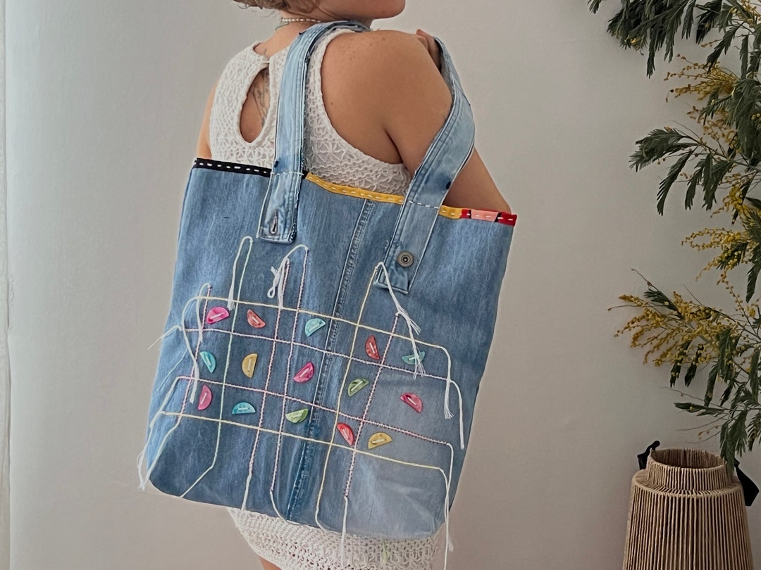 GRANCY】DenimpantsStyle ShoulderBag GRANCY Denim Pants Style