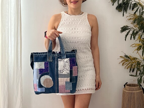 How To Make A Patchwork Boro Bag | Alejandra's Quilt Studio