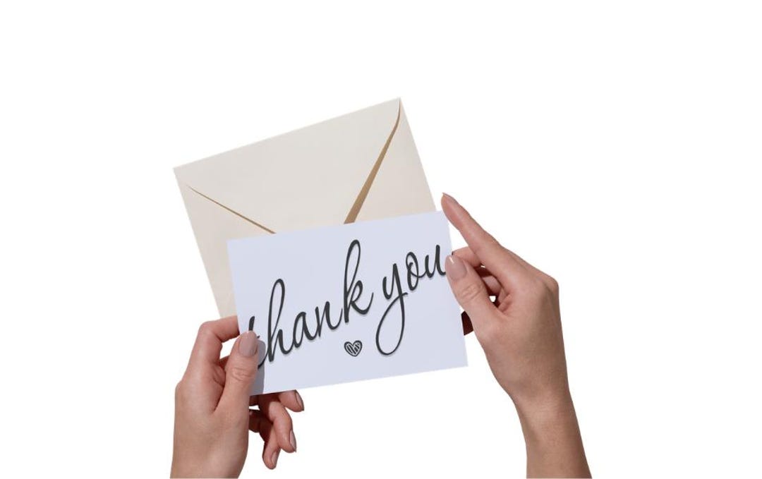 Rintable Thank You Card 2.75x2