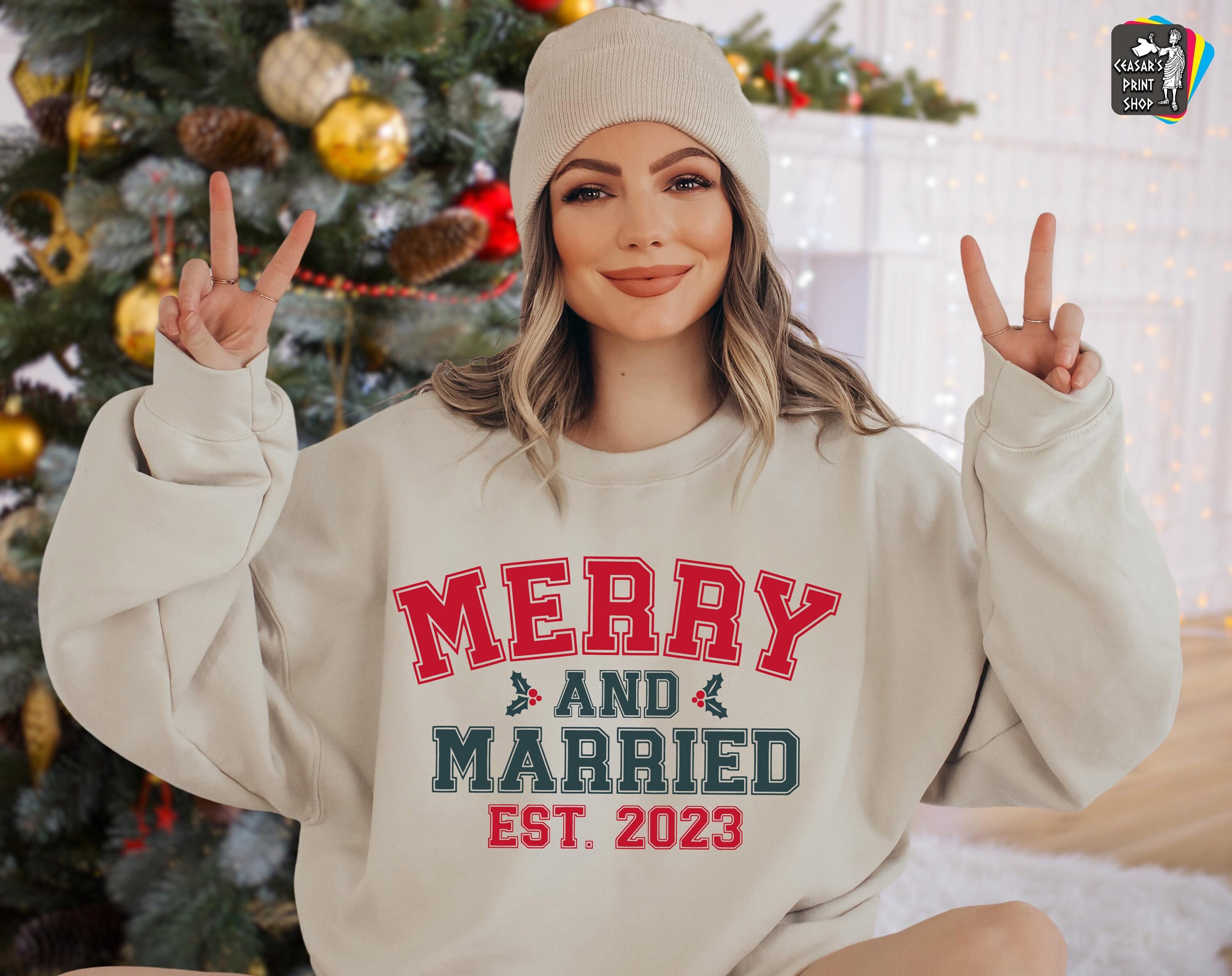 First christmas married best sale sweater