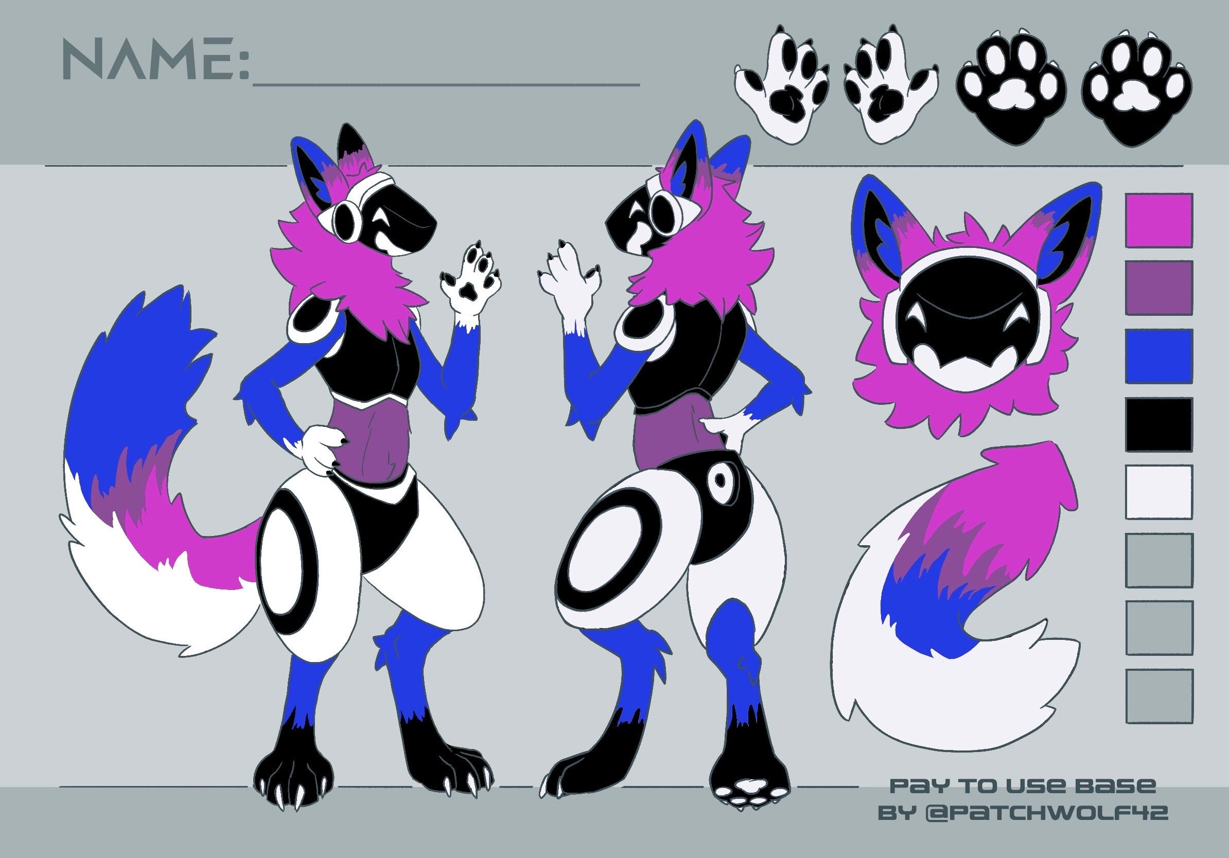 Bisexual Pride Protogen Suit Made to Order Partially Custom Etsy