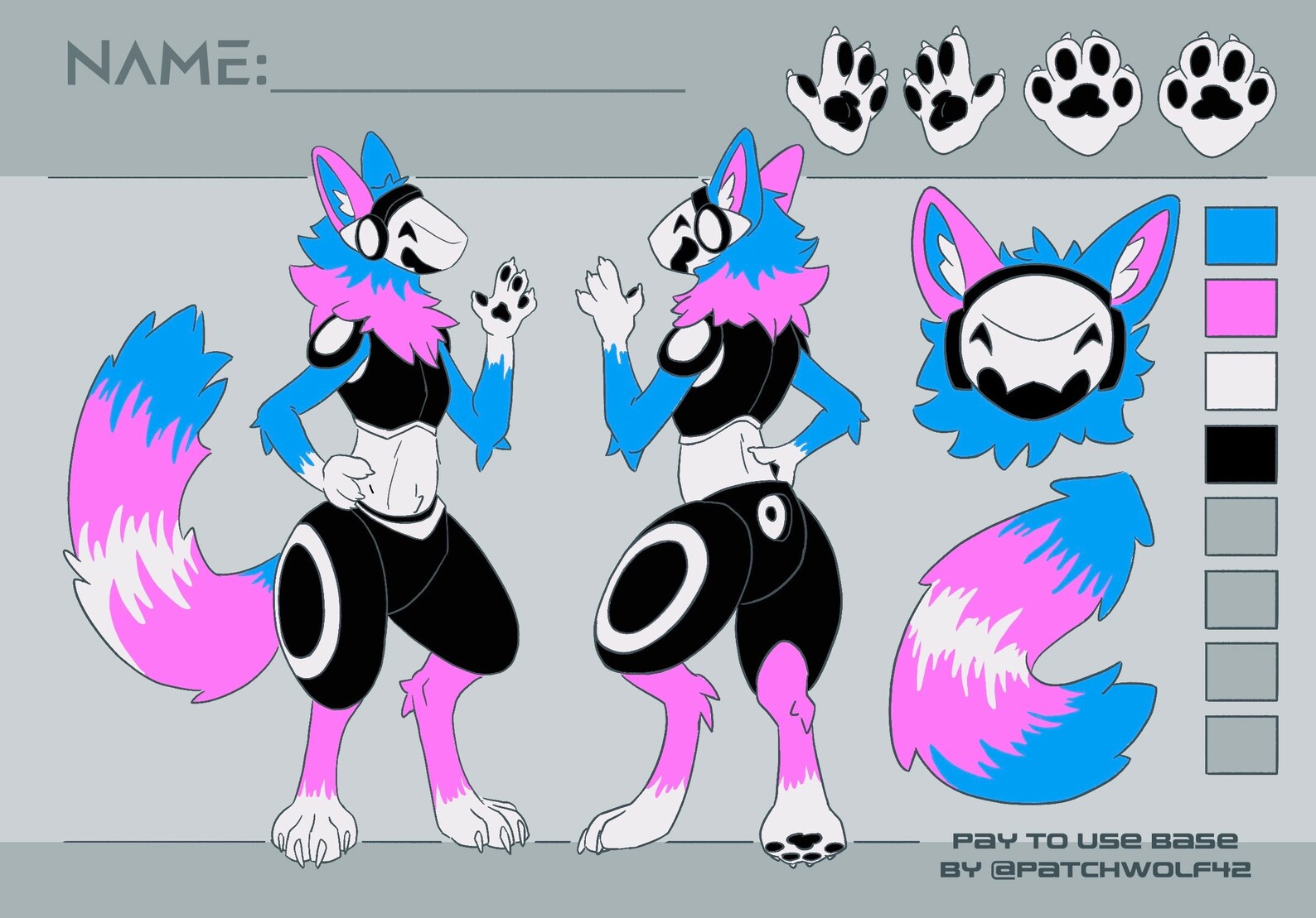 Transgender Pride Protogen Suit Made to Order Partially Etsy