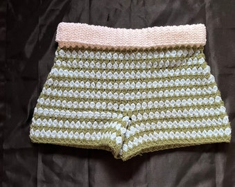 Handmade crochet shorts