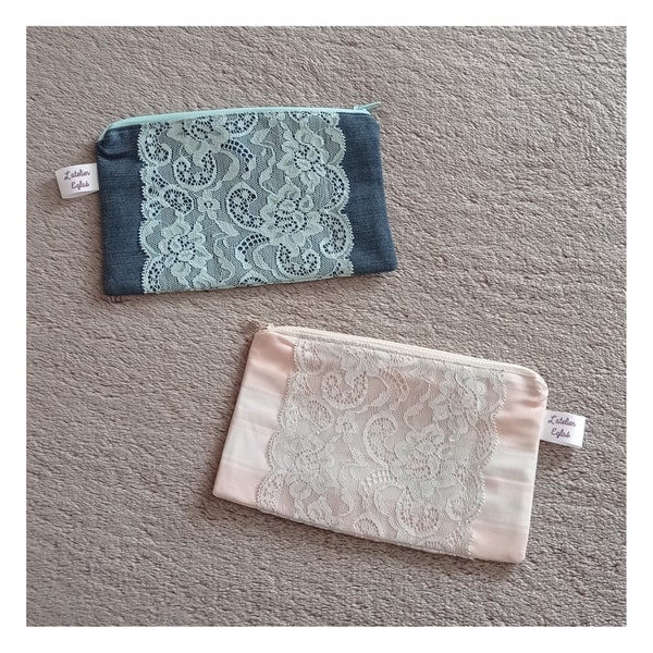 pochettes avec dentelle